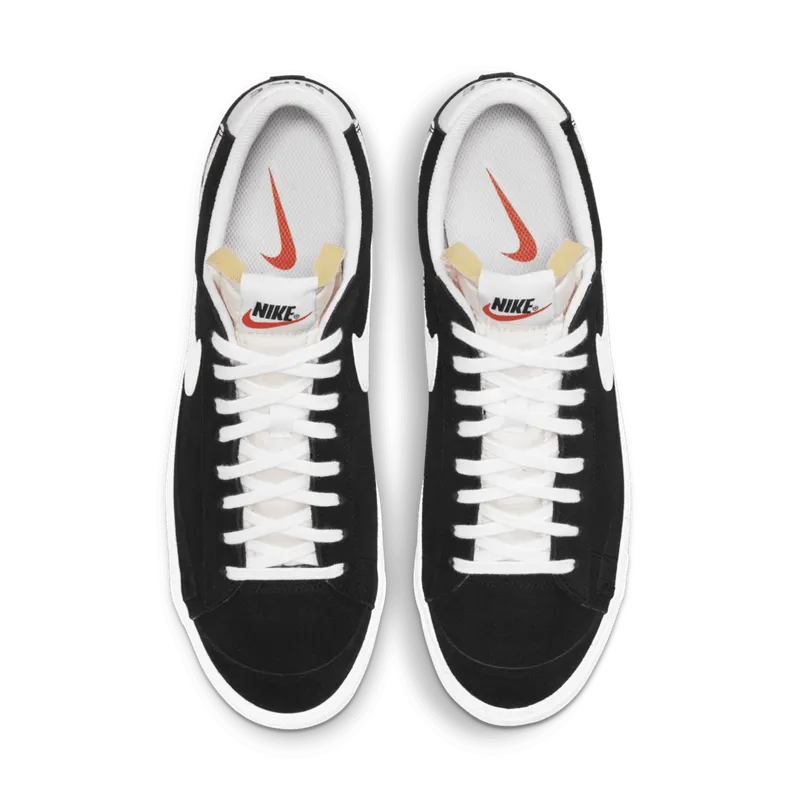 Nike Blazer Low 77 Suede Black White (DA7254-001)