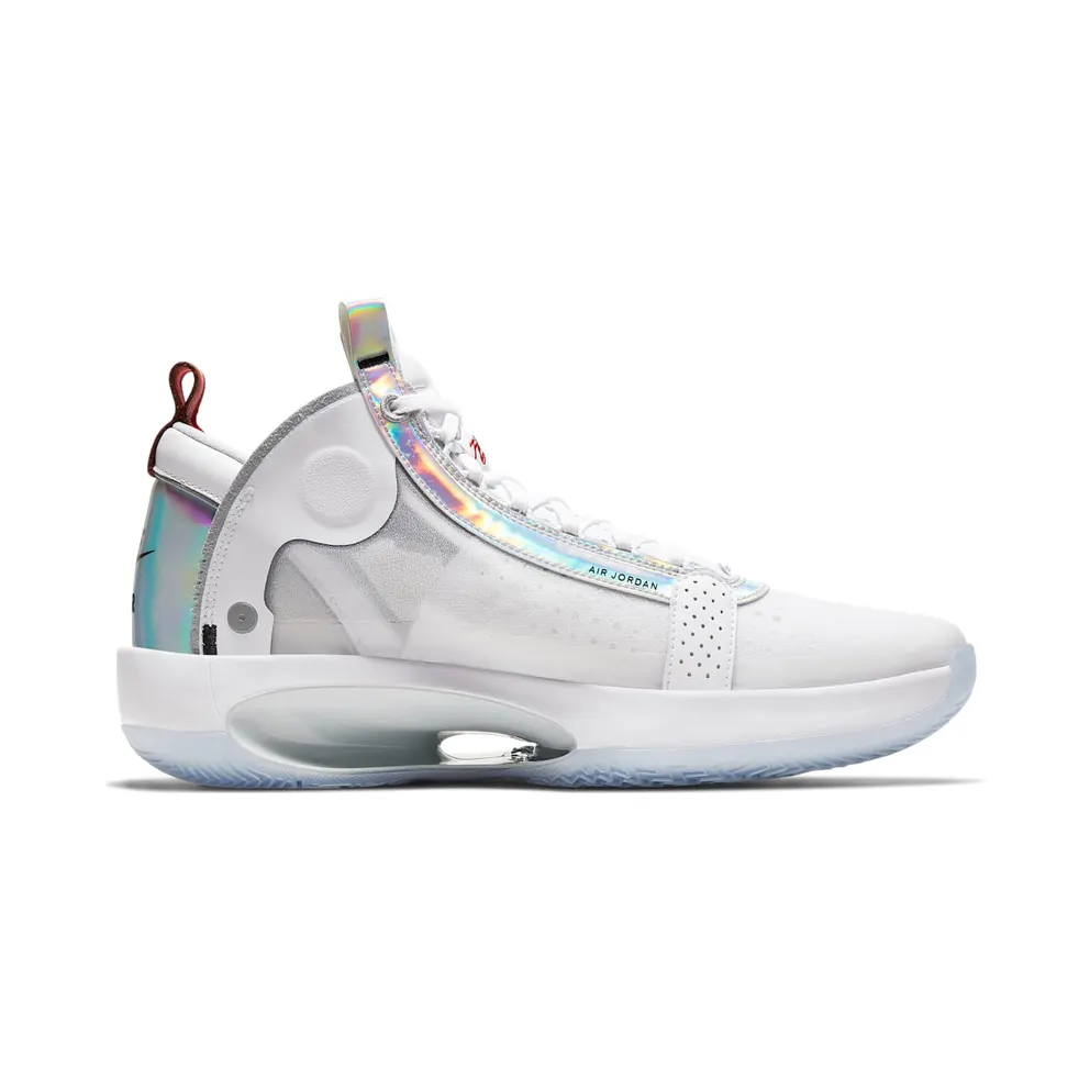 Air Jordan XXXIV White Metallic Silver (2020) (AR3240-101)