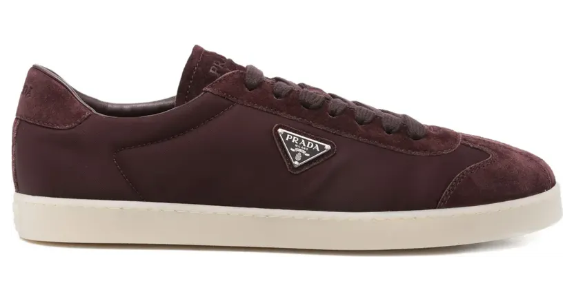 Prada Sneakers met triangel logo – Rood (2EE454FG000D7C)
