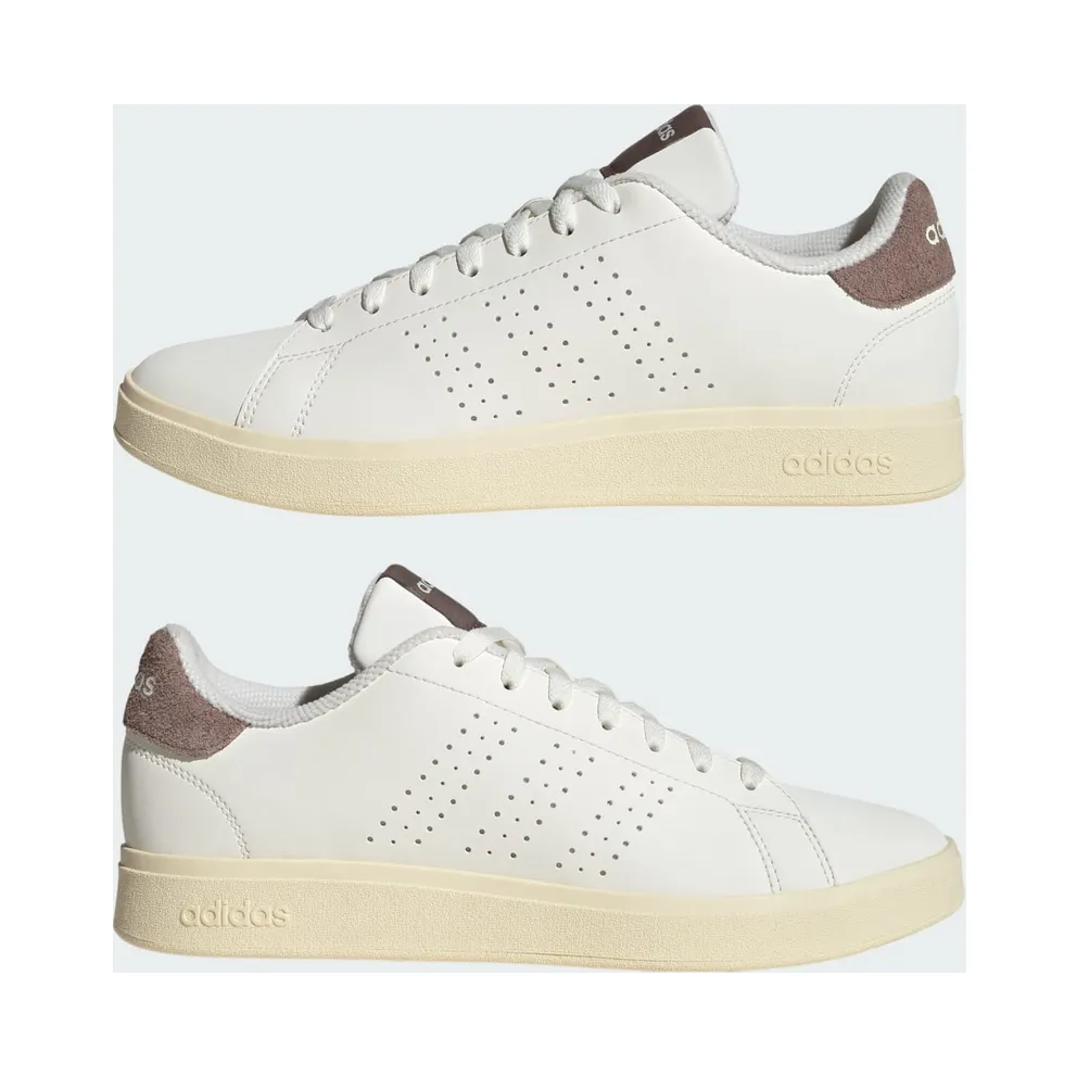 adidas Advantage Base 2.0 “Core White / Core Black / Trace Brown” (KJ2151)