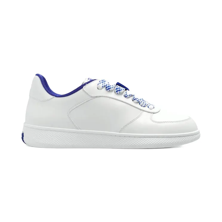 Burberry Terrace Leather Sneakers White Blue (8095473)
