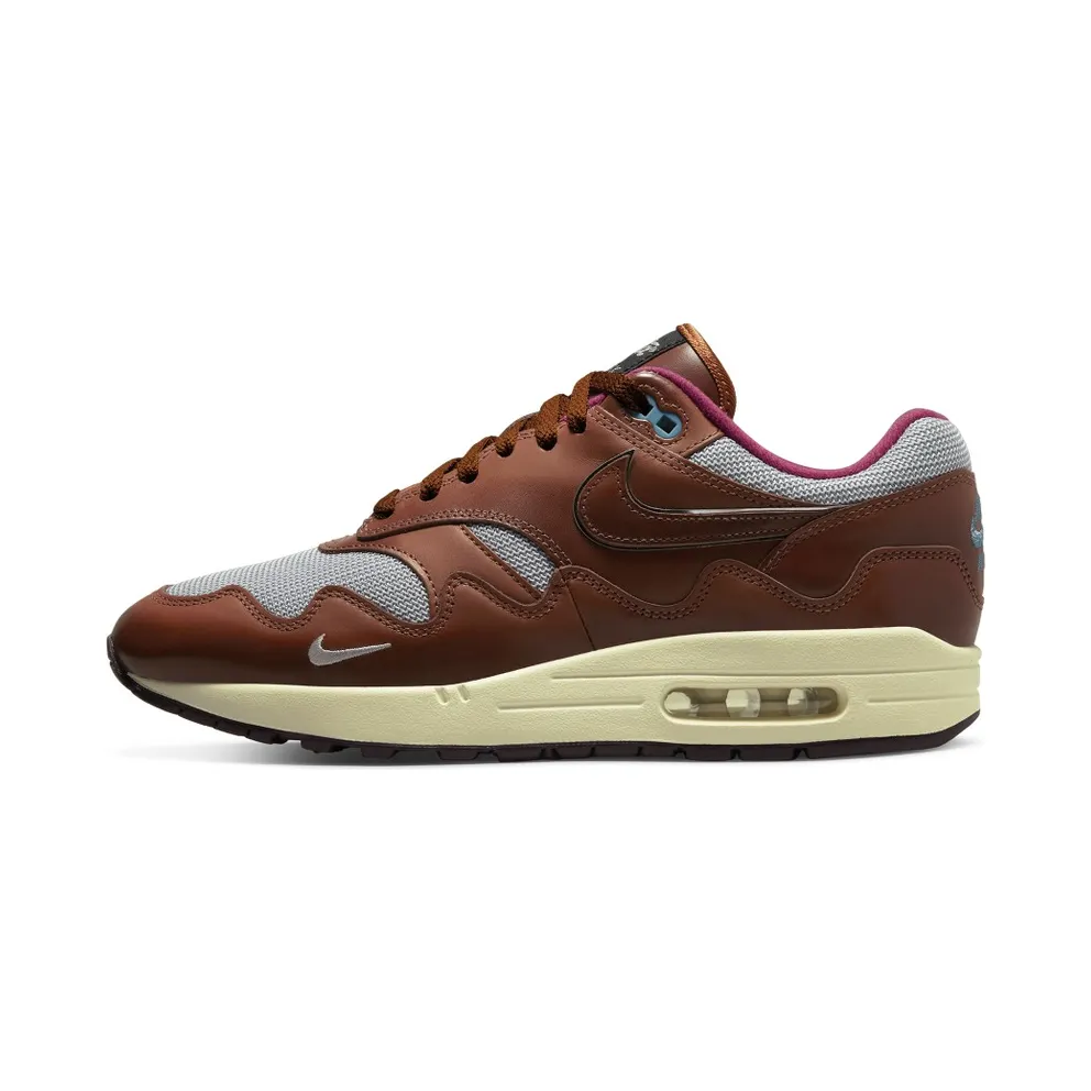 Nike Air Max 1 x Patta Dark Russet/Metallic Silver/Dark Russet