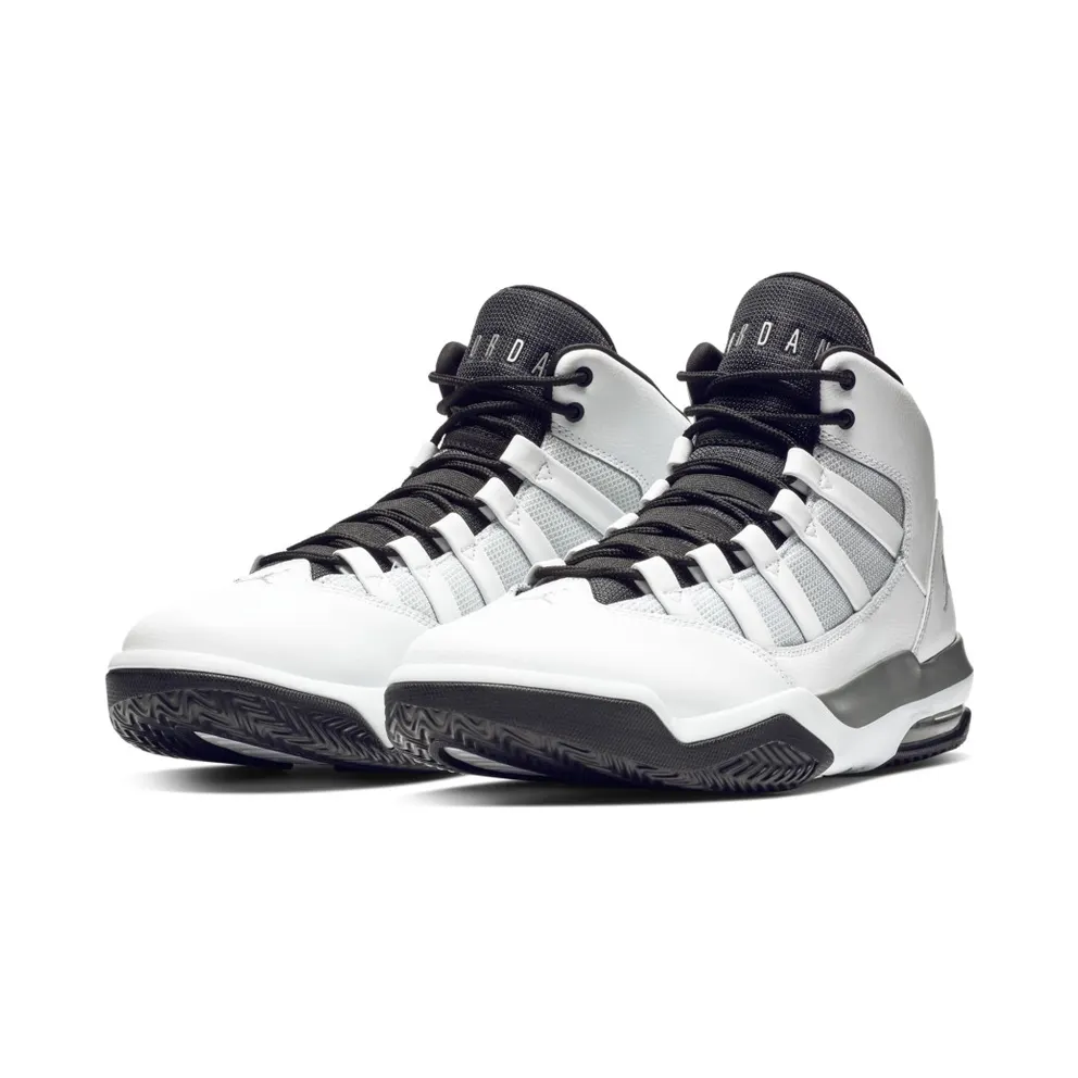 Jordan Max Aura White Metallic Silver Black White/Metallic Silver-Black (AQ9084-102)