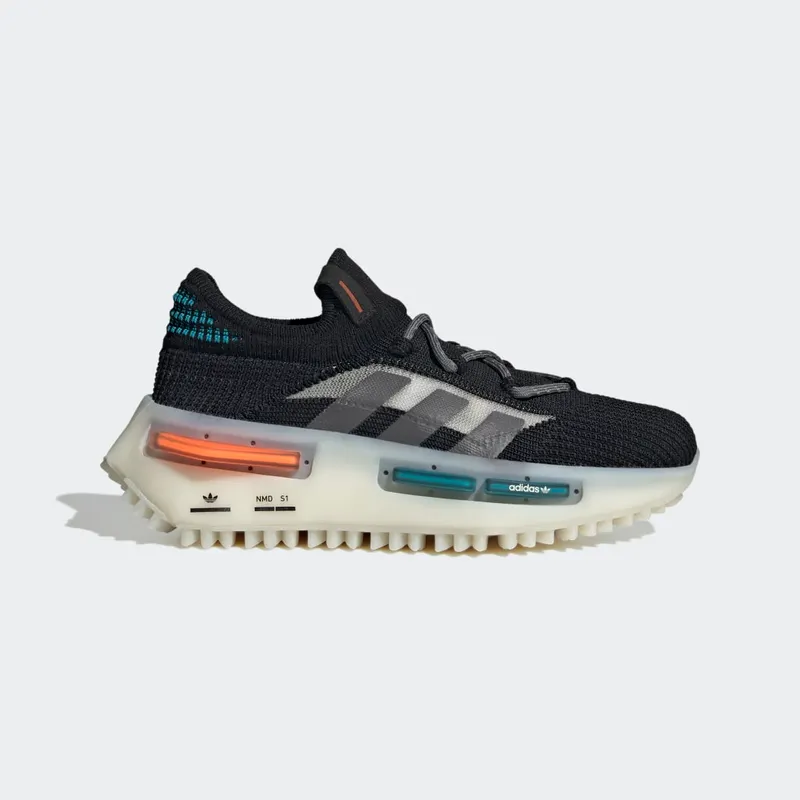 adidas NMD_S1 Core Black / Grey Five / Off White (GW2186)