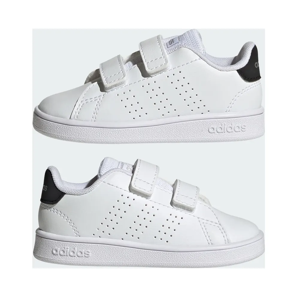 Adidas Advantage Lifestyle Court Two Hook-and-Loop Cloud White / Core Black / Silver Metallic (IG2545)