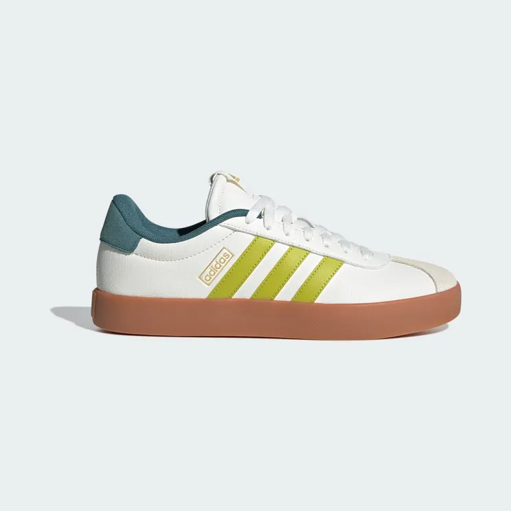 adidas VL Court 3.0 “Core White / Preloved Lime / Preloved Teal” (JR8636)
