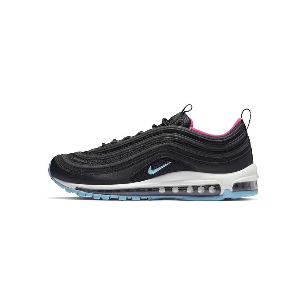 Nike Air Max 97 Miami Vice Black/Blue Gale-White-Laser Fuchsia (BV1256-001)