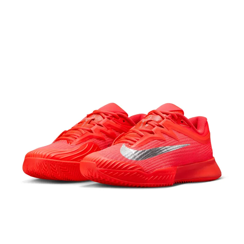 Nike Court Air Zoom Vapor Pro 3 Premium Clay Bright Crimson Metallic Silver (HQ6033-600)