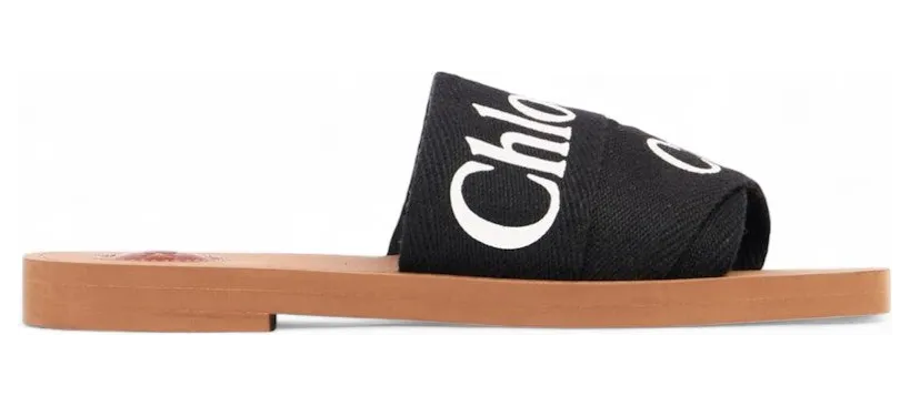 Chloe Woody Mule Black (CHC22U188Z3001)