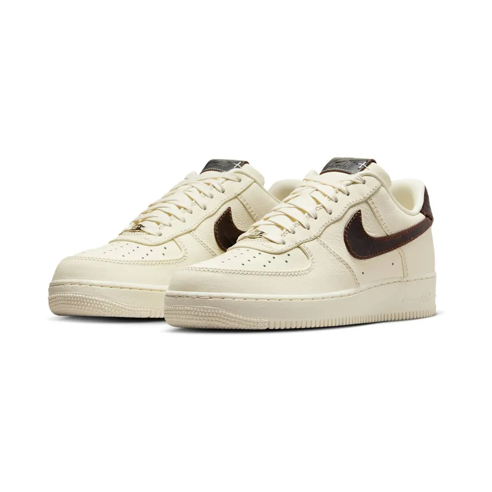 Nike Air Force 1 Low ’07 “Soft Pearl Brown Croc” (IH7332-001)