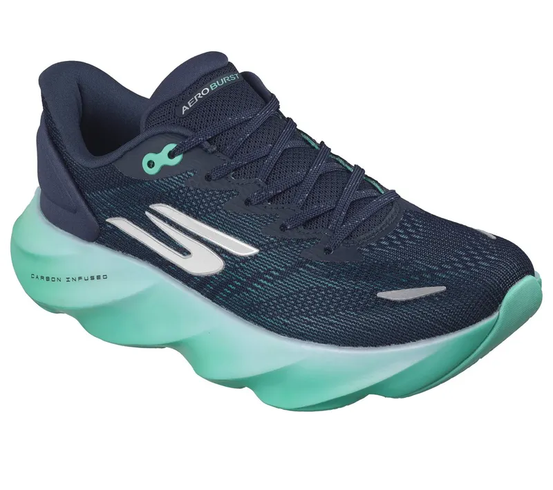 Skechers Aero Burst Sneaker Marine/Aqua