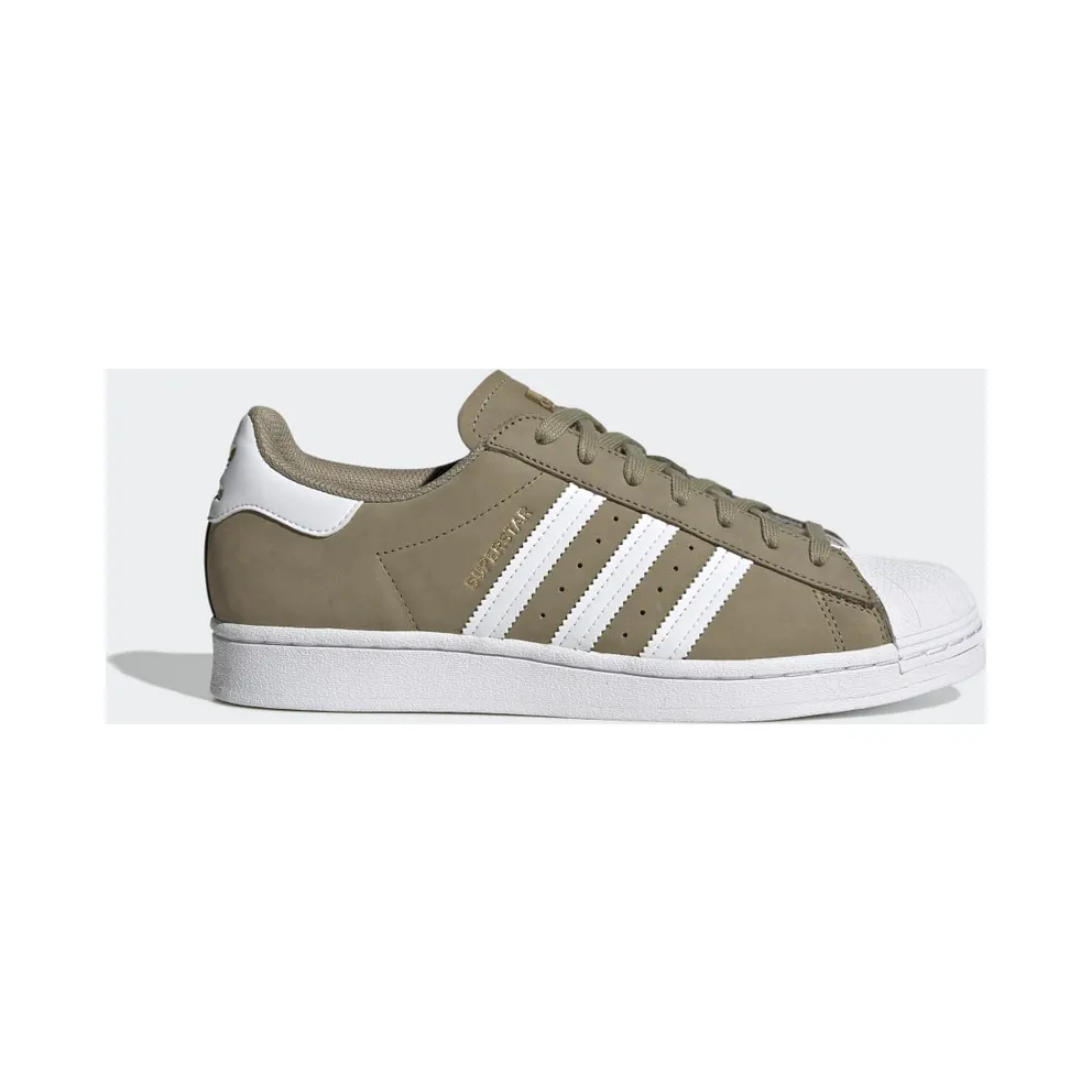 adidas Superstar Schuh Orbit Green / Cloud White / Gold Metallic (H00163)