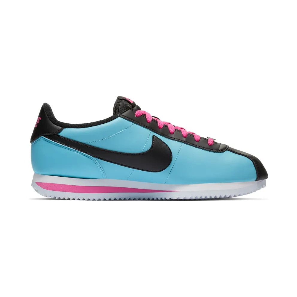 Nike Cortez Basic Leather South Beach Blue Gale/Black-Laser Fuchsia (BV2527-400)