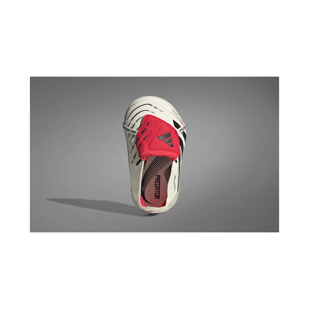 adidas Predator Elite Fold-over Tongue Firm Ground Boots “Off White / Core Black / Pure Ruby” (ID8968)