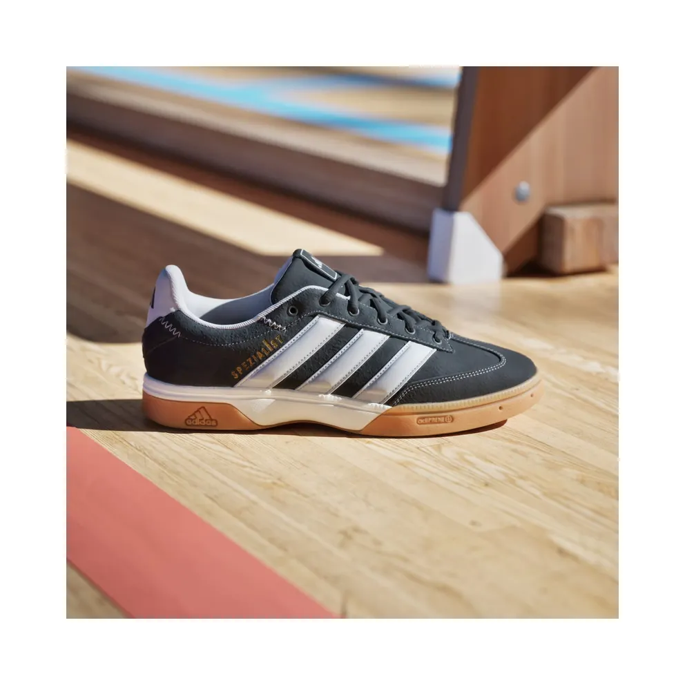 adidas Spezialist Indoor Core Black Grey Two Gold Metallic (JS1719)
