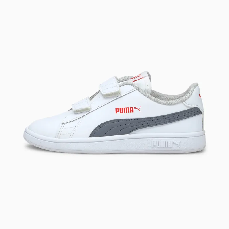 PUMA Smash V2 Kids’ White/Flint Stone (365173-25)