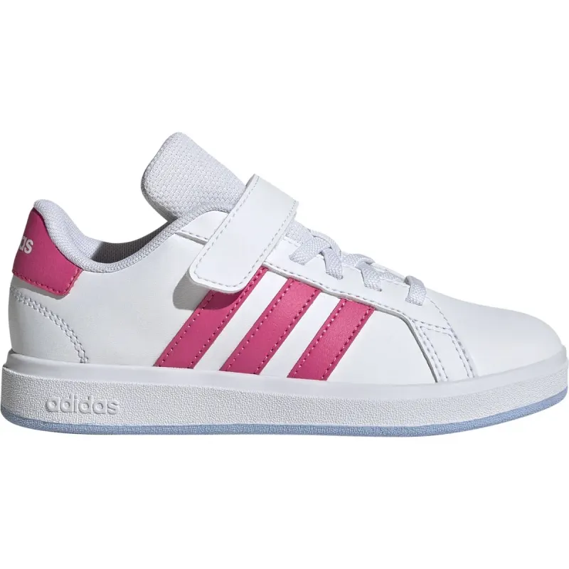 Adidas Grand Court Cloud White / Pulse Magenta / Glow Blue (JI0975)