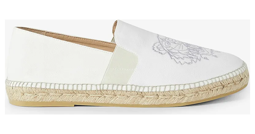 KENZO Espadrilles élastiques Tigre en toile (FB52ES188F82)