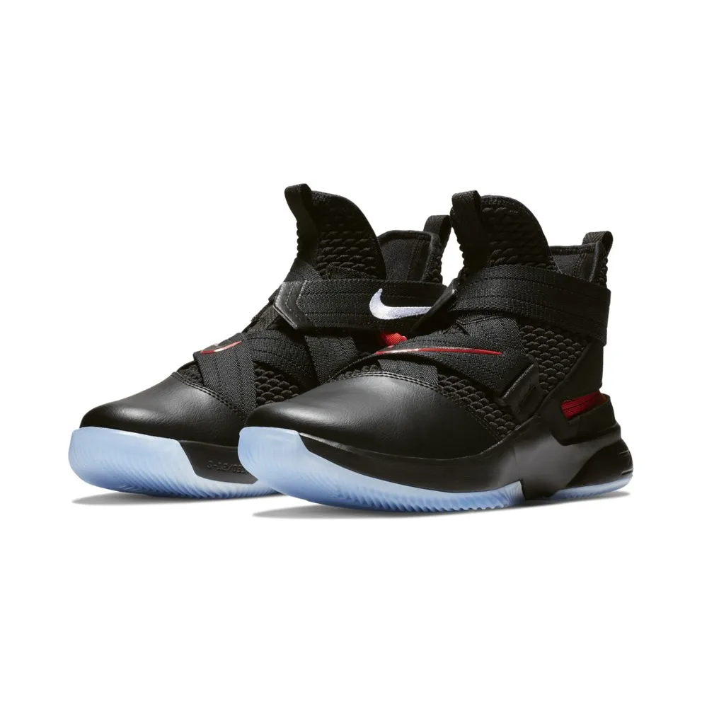 Nike LeBron Soldier 12 FlyEase Black Black University Red Black (AV3812-004)