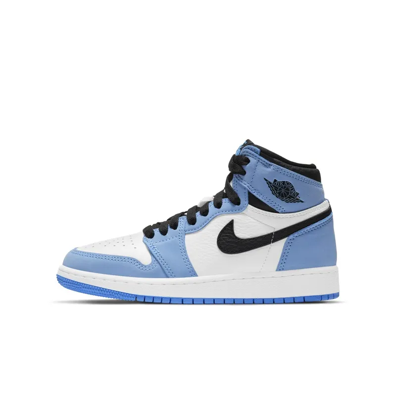 Air Jordan 1 Retro High White University Blue (GS) (575441-134)