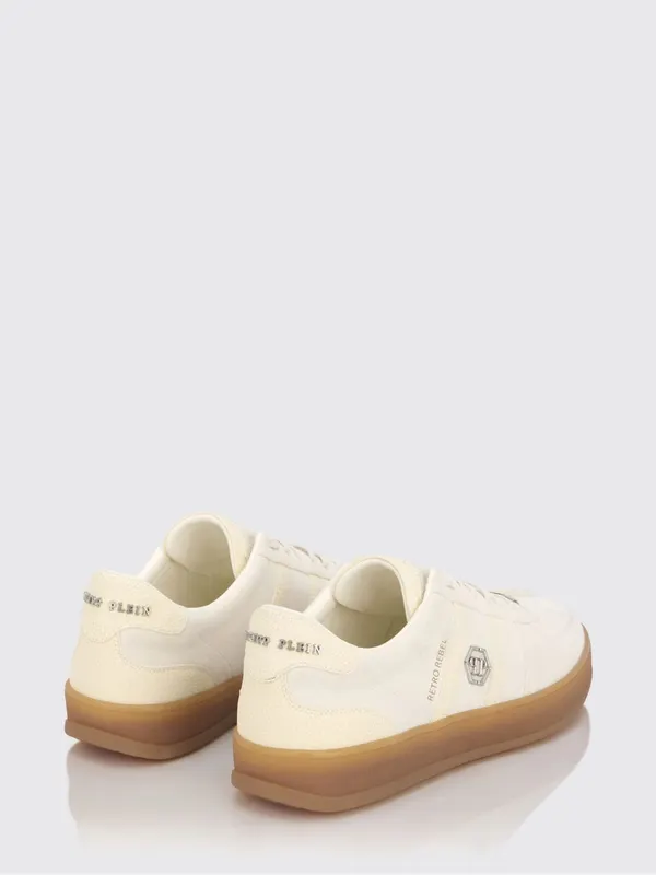 Philipp plein Retro Rebel Suede Sneakers White (PAFSUSC0941PLE010N01) (2)