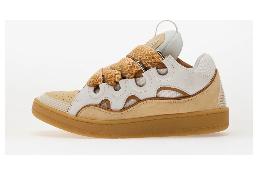 Lanvin Leather Curb Optic White Honey