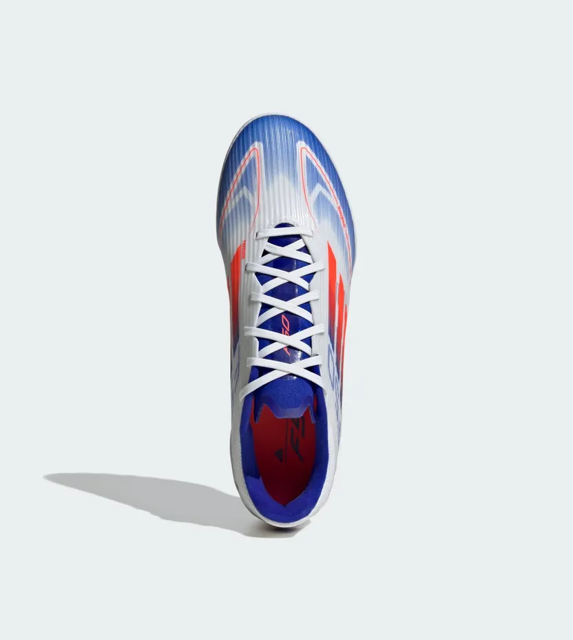 adidas F50 League Turf Cloud White Solar Red Lucid Blue (IF1343)