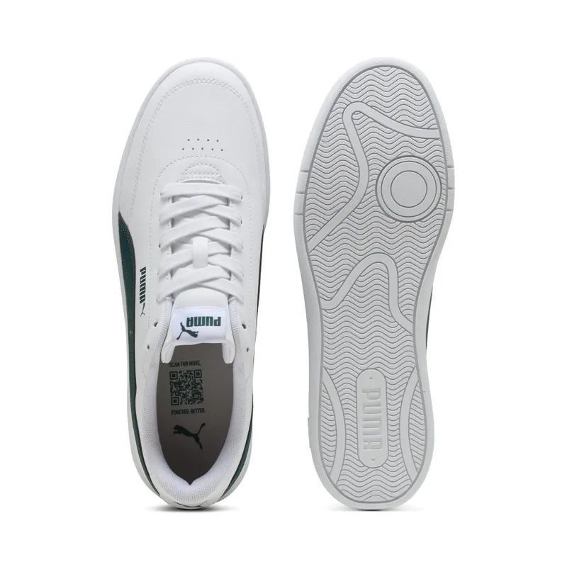 Puma Court Classic Clean “Puma White / Varsity Green” (402223_05)