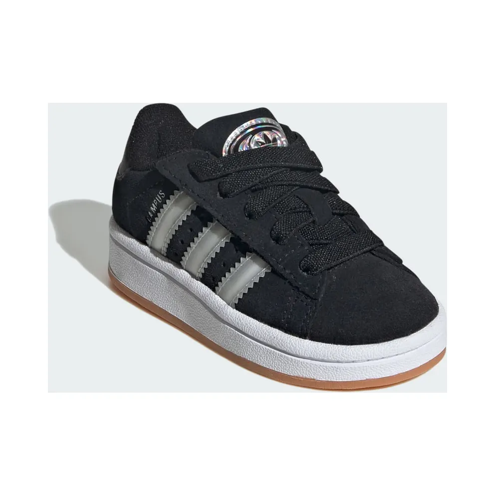 adidas Campus 00s Led Lights Comfort Closure Elastic Lace Shoes Kids “Core Black / Cloud White / Yellow” (JS1275)