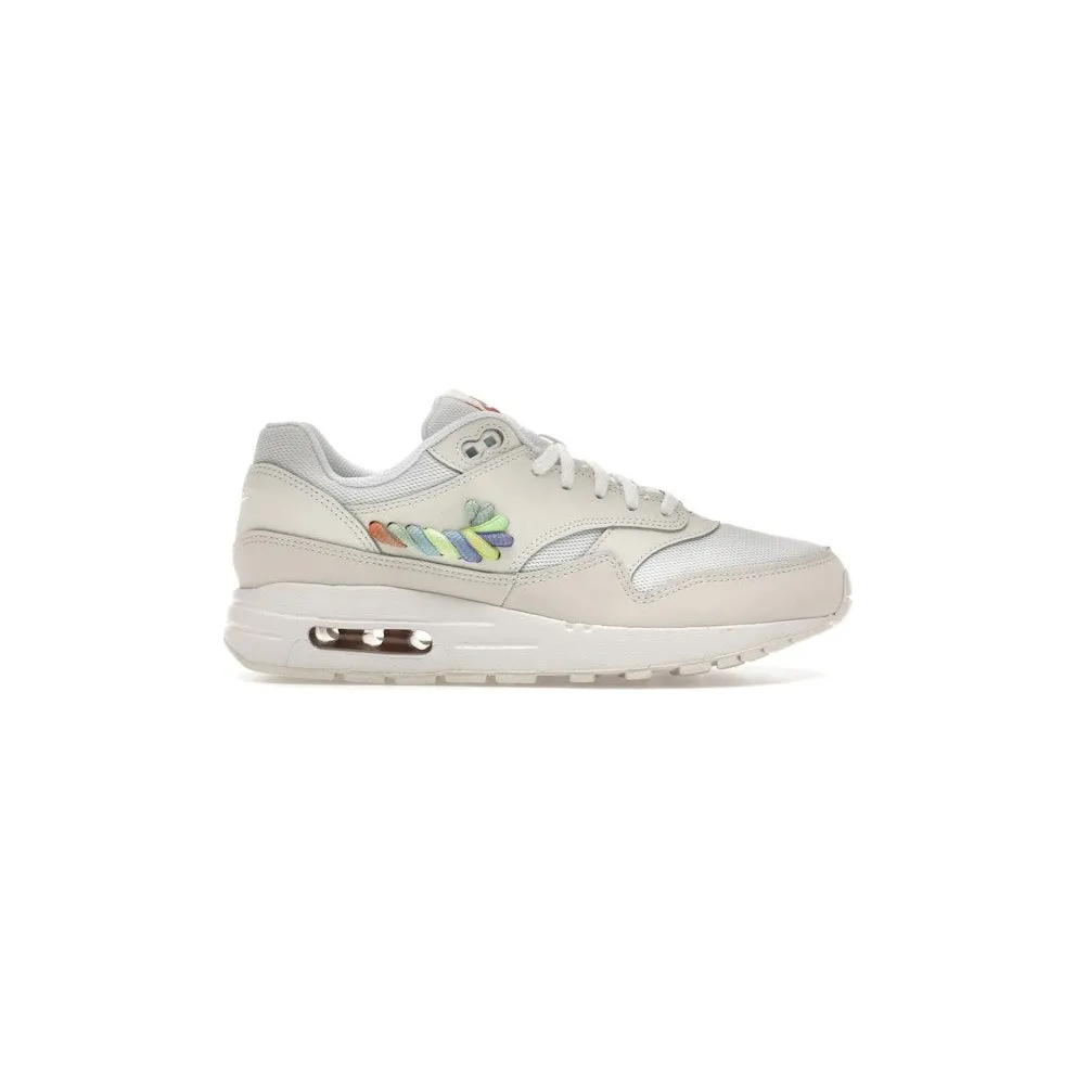 Nike Air Max 1 SE White Rainbow Lace Swoosh (FN4782-100)