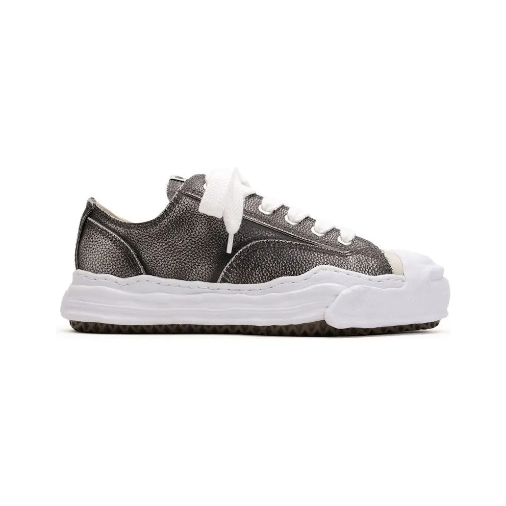 Maison Mihara Yasuhiro Hank OG Sole Brushed Shrink Leather Low Black White (A14FW743-BLK)