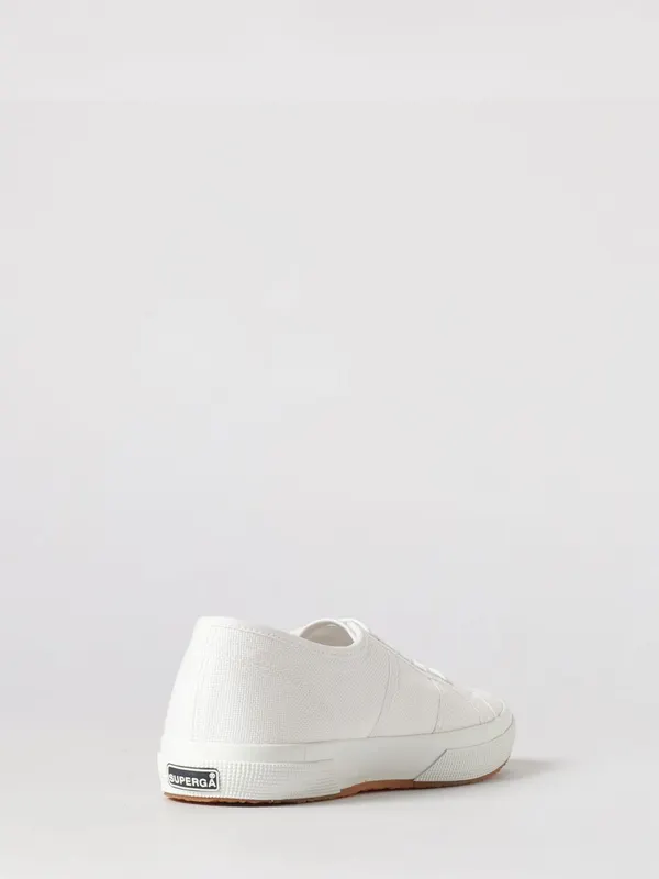 SUPERGA 2750-Cotu Classic Cotton with Rubber Sole and Applied Logo White (S000010901)