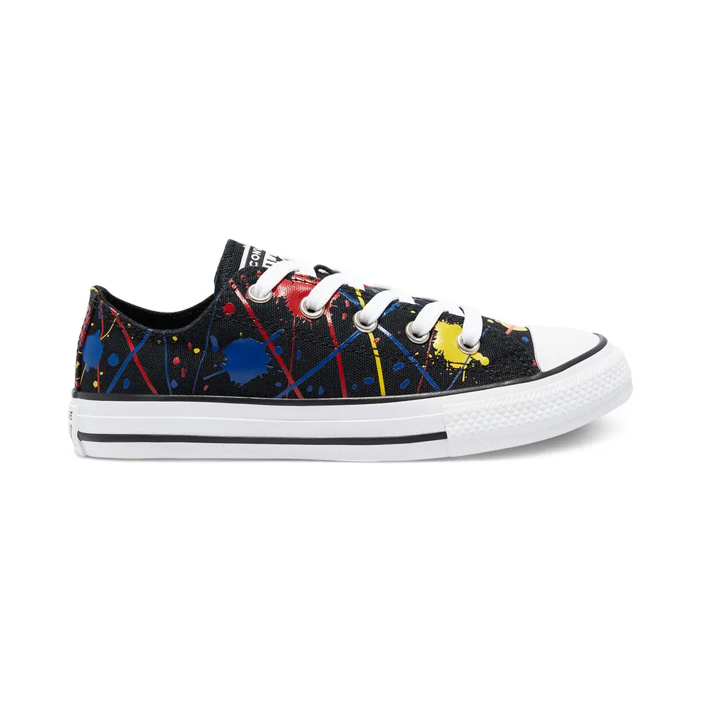 Converse Paint Splatter Chuck Taylor All Star Low Top Black/multi/White (671908C)