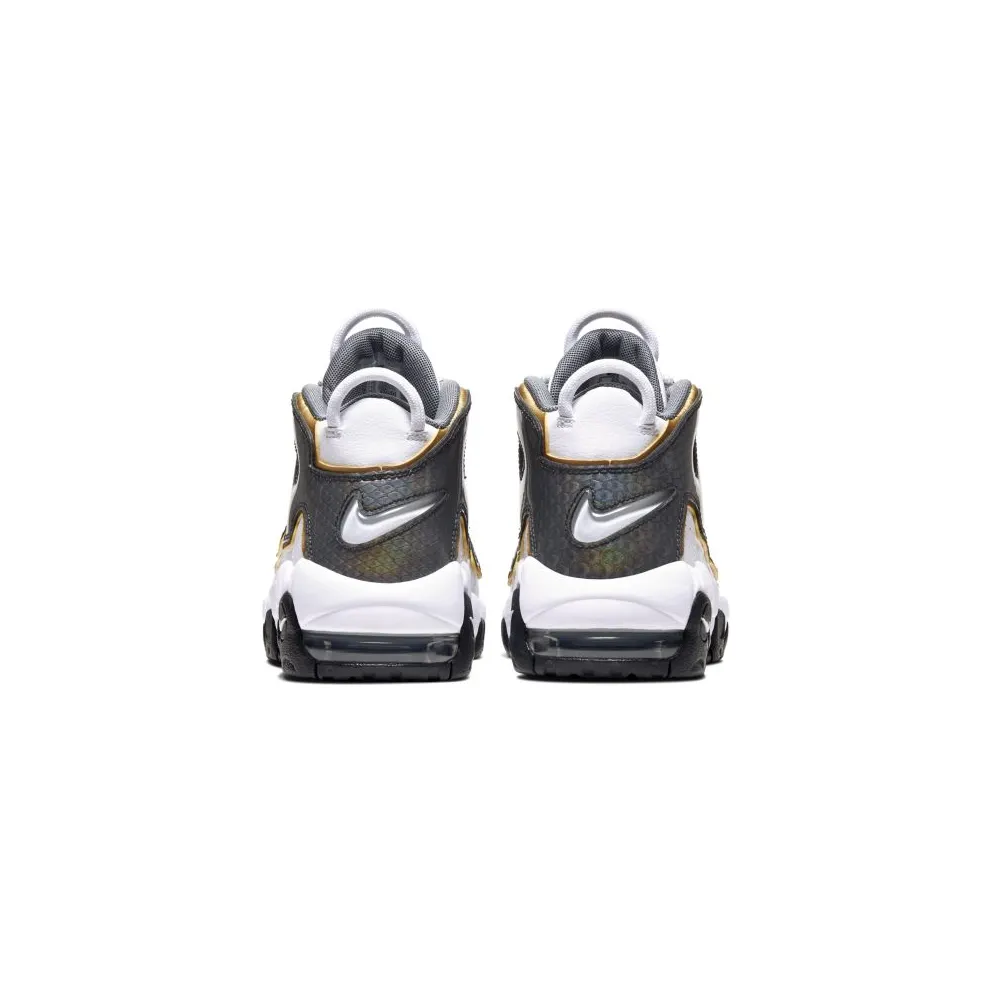 Nike Air More Uptempo White Anthracite Snakeskin (GS) White/Anthracite-Metallic Gold (CQ4583-100)