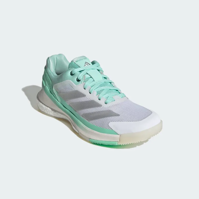 Adidas Crazyquick BOOST Padelschoenen Green / Silver Metallic / Pulse Mint (KI3589)