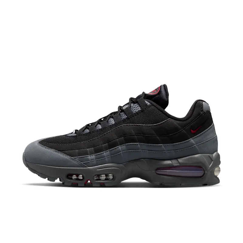 Nike Air Max 95 – “Black / Smoke Grey / Dark Smoke Grey / Tough Red” (HM4740-015)