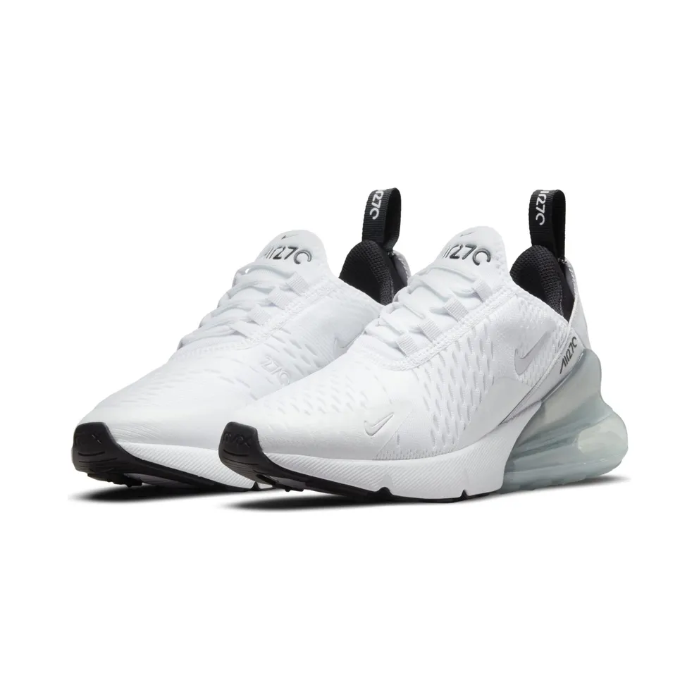 Nike Air Max 270 “White / Black / Metallic Silver / Pure Violet” (943345-159)