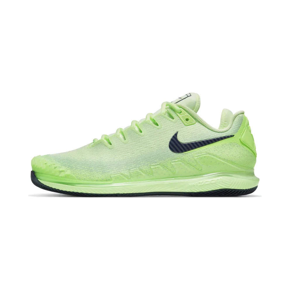 NikeCourt Air Zoom Vapor X Knit Hardcourt “Ghost Green / Barely Volt / Aphid Green / Blackened Blue” (AR0496-302)