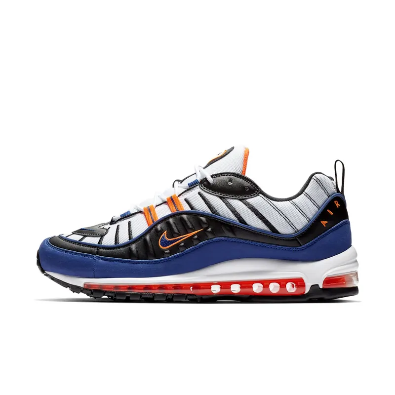 Nike Air Max 98 New York White/Deep Royal Blue-Total Orange-Black (CD1536-100)