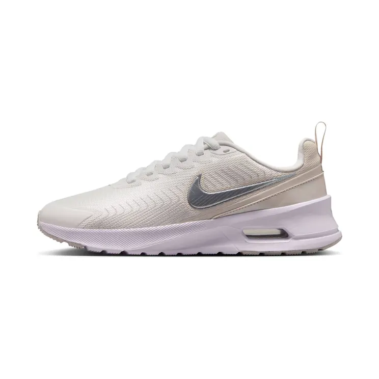 Nike Air Max Nuaxis SE “Summit White / Light Orewood Brown / White / Metallic Silver” (IB4341-100)