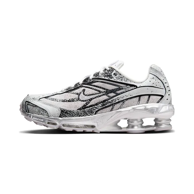 Nike Shox Ride 2 “White / Black / Flat Gold / Metallic Platinum” (IB8174-100)