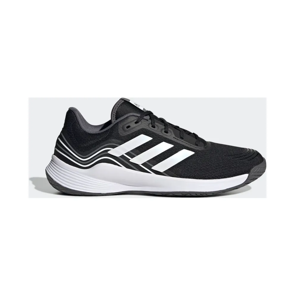 adidas Novaflight Volleyballschuh Core Black / Cloud White / Grey Five (GX1264)