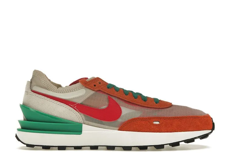 Nike Waffle One Burnt Sunrise Light Orewood Brown Malachite Mystic Hibiscus (DN4696-800)