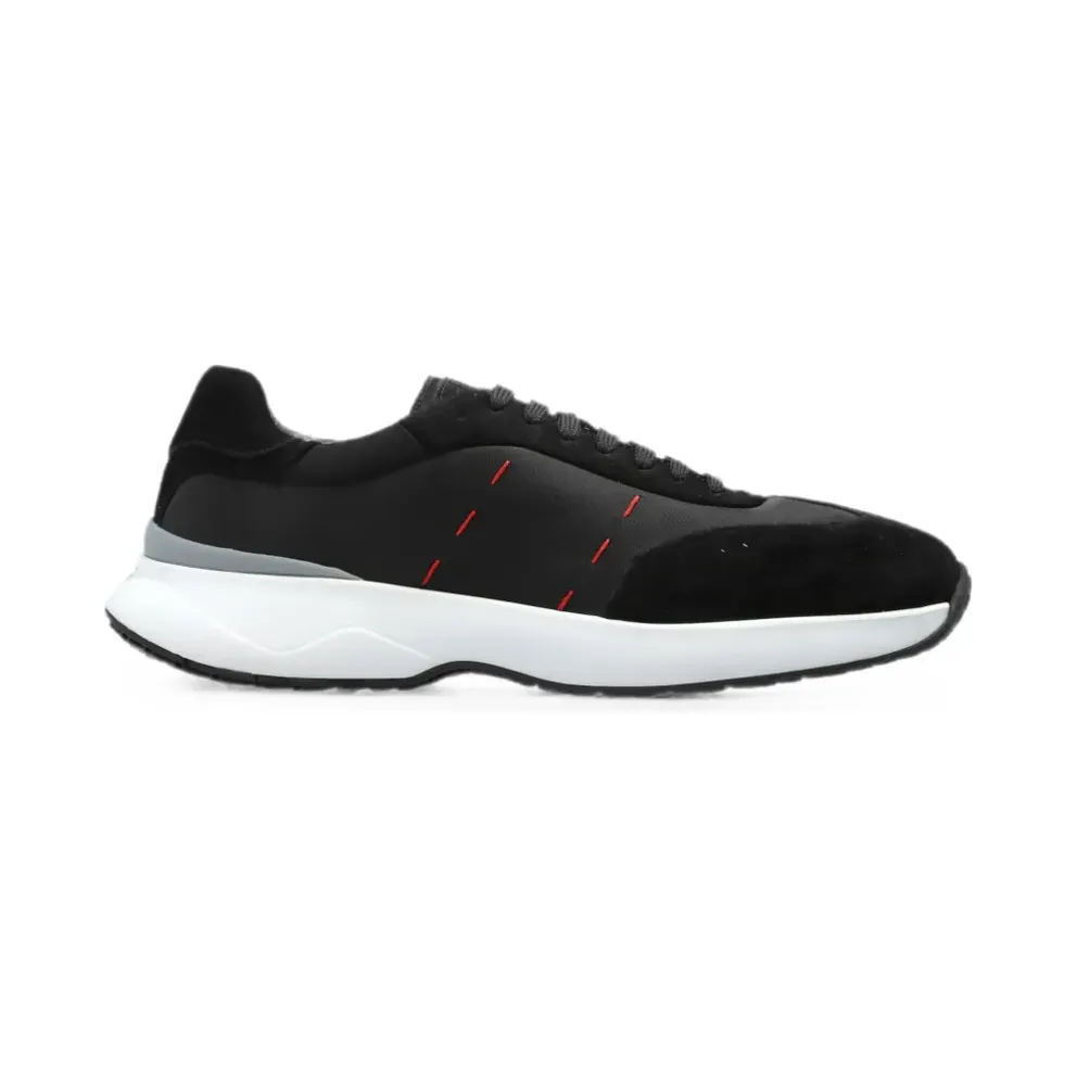Kiton mit Wildledereinsätzen – Black (USSA374N01520010040)