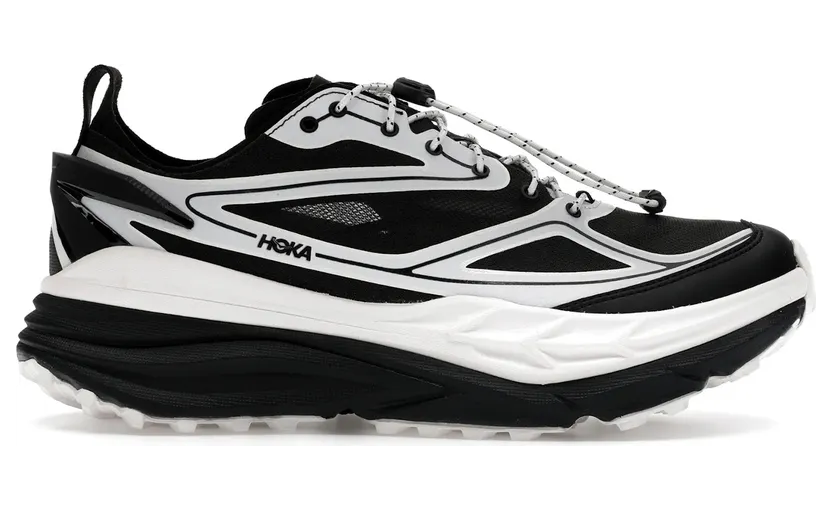 Hoka One Stinson Black / White (1178630-BWHT)