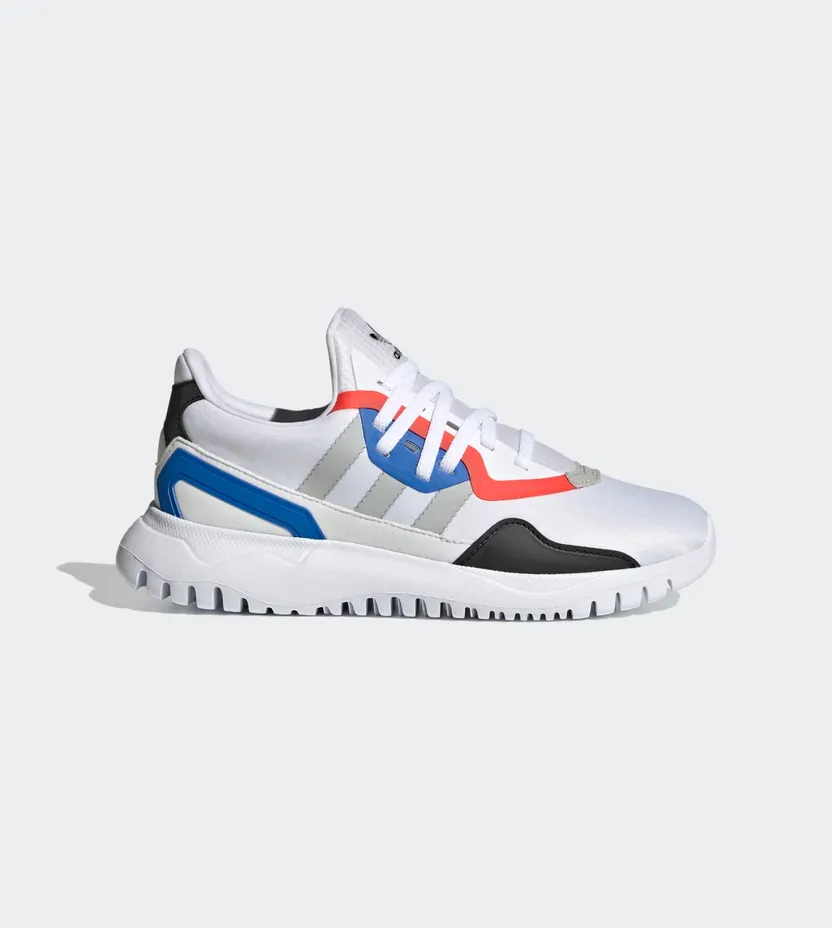 Adidas Flex J ‘White Glow Blue’ Cloud White/Grey Two/Glow Blue (FX5321)