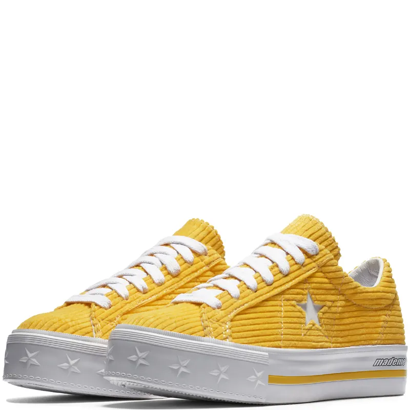 Converse One Star Platform Ox MadeMe Vibrant Yellow (W) Vibrant Yellow/White (561393C)