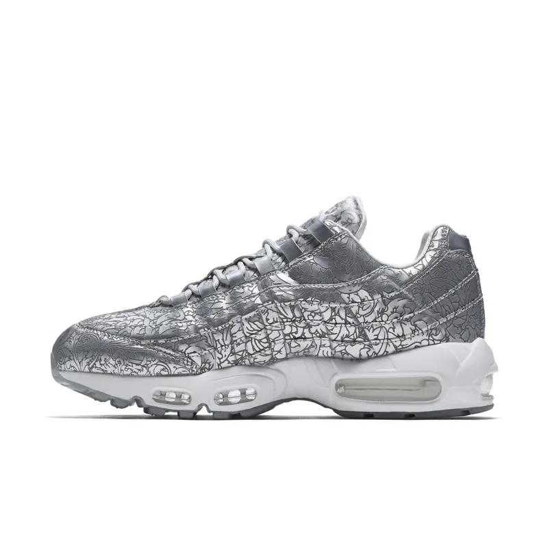 Nike Air Max 95 20th Anniversary Pure Platinum Pure Platinum/Metallic Silver-White (818721-001)