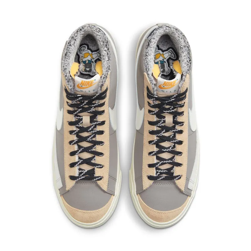 Nike Blazer Mid 77 Vintage Wild (W) College Grey/Light Bone-Oatmeal-Sail (DC5269-033)