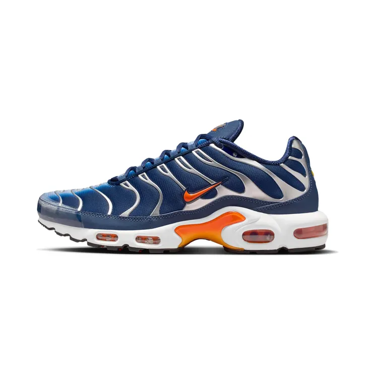 Nike TN Air Max Plus Syracuse “Midnight Navy / Ashen Slate / Safety Orange” (IQ0286-410)